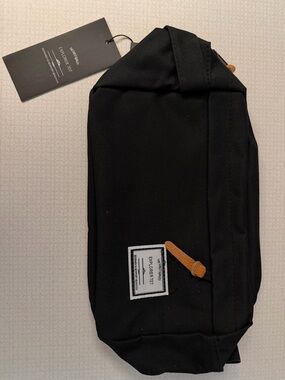 Explorer 707 Black Toiletry Bag with Tan Accent